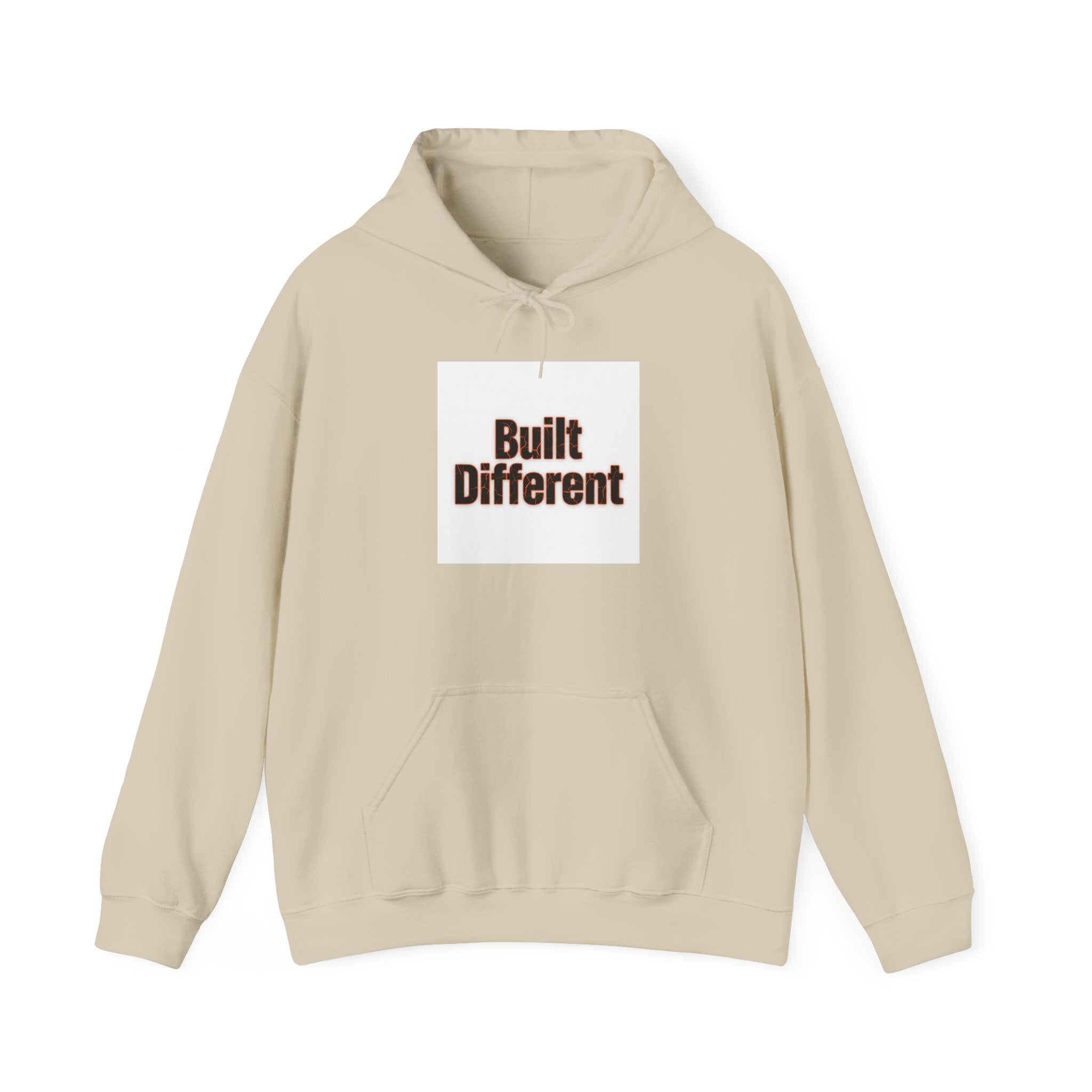 Thermal Camera 'Built Different' Hoodie | thermographic pattern, infrared gradient print