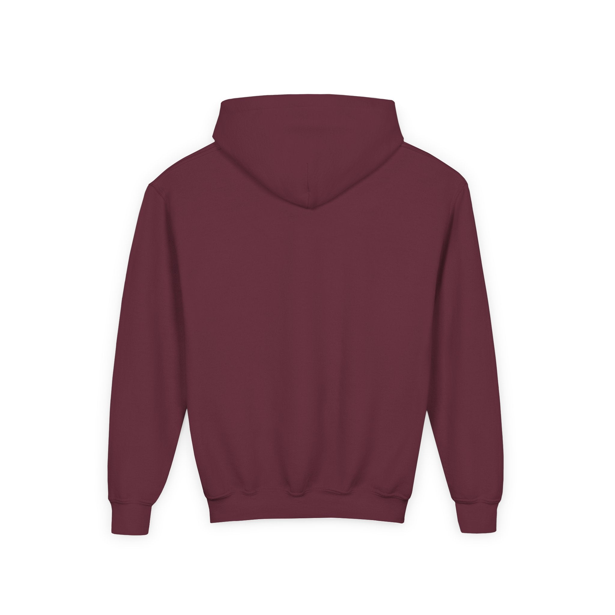 Youth Hoodie with Purple Crown Embroidery — Kids' Royal Logo Sweatshirt