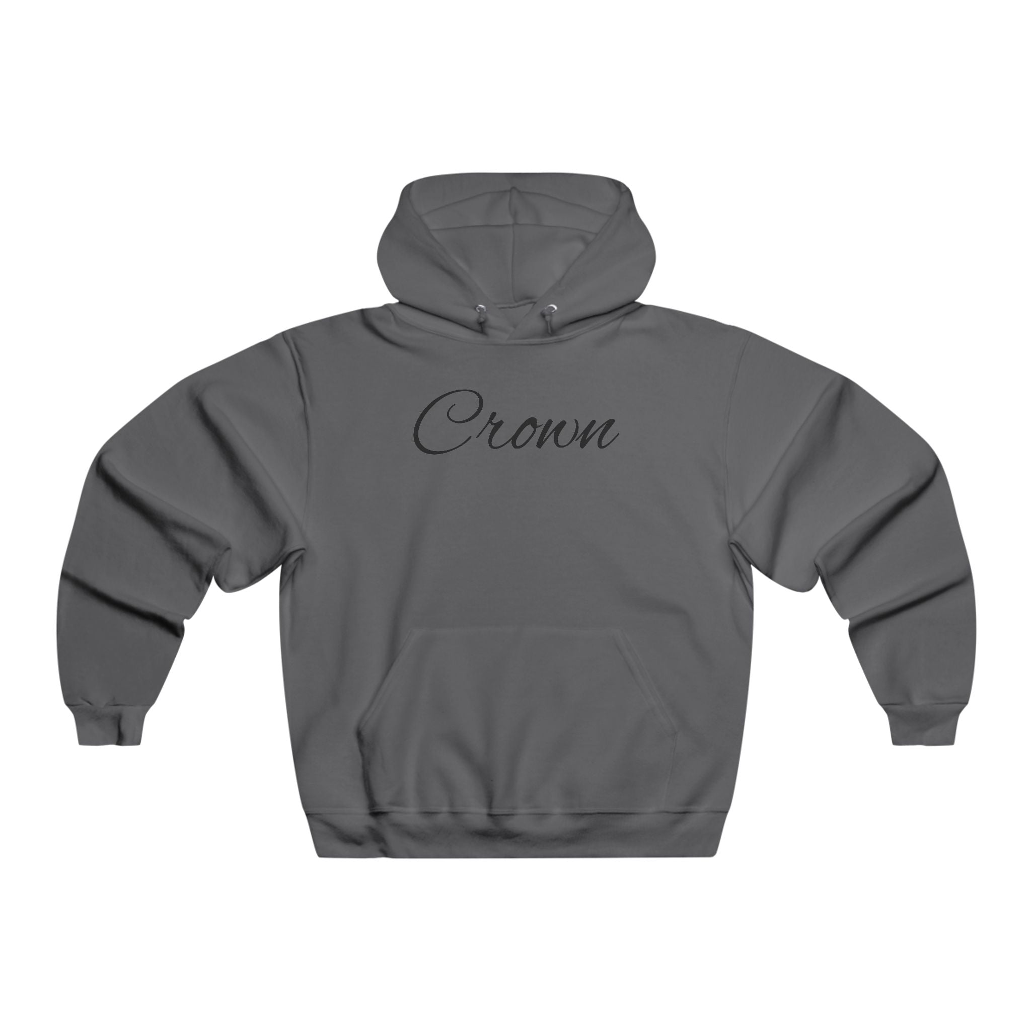 Crown Script Hoodie - 'Crown' Front & 'The Trend Unleashed' Back Pullover
