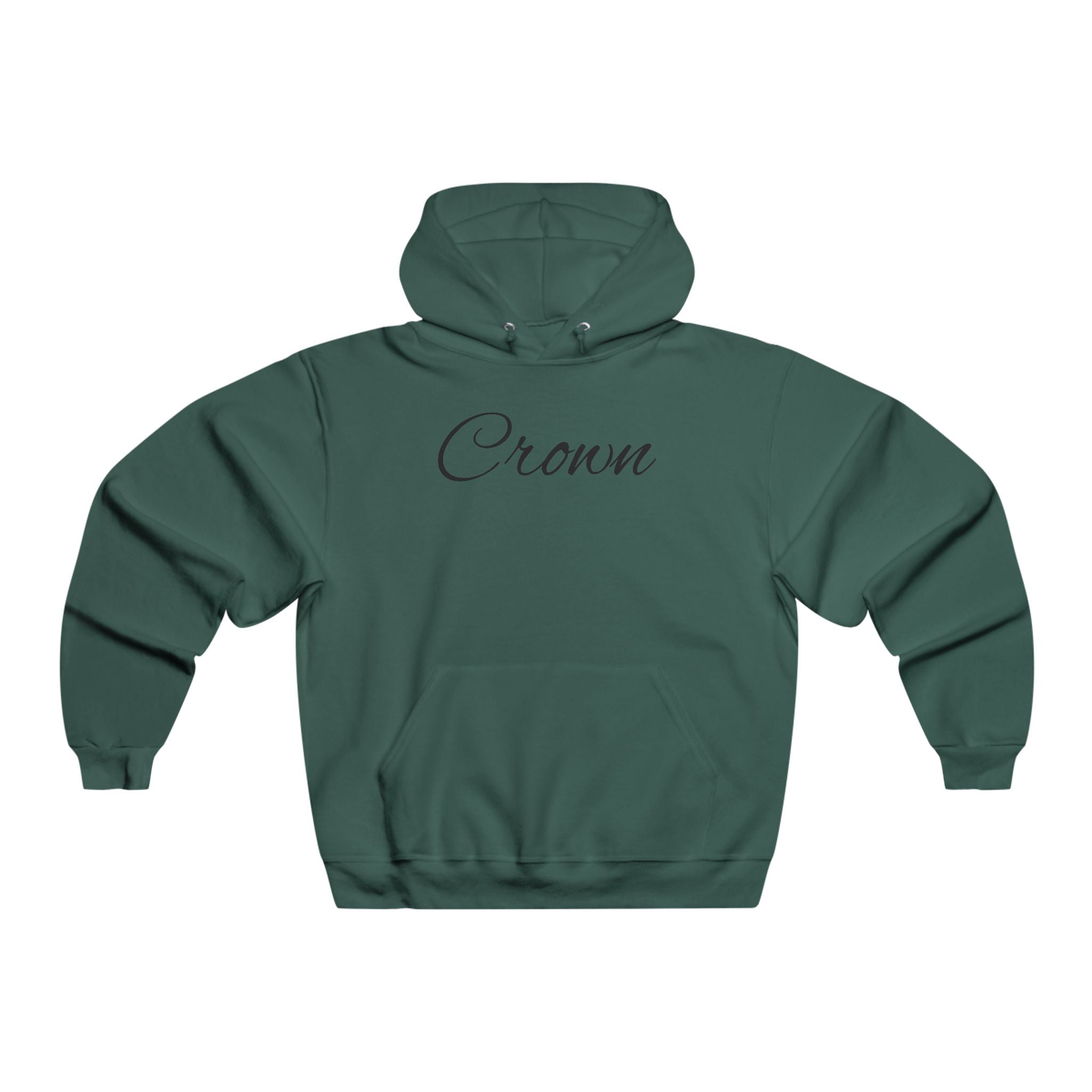 Crown Script Hoodie - 'Crown' Front & 'The Trend Unleashed' Back Pullover