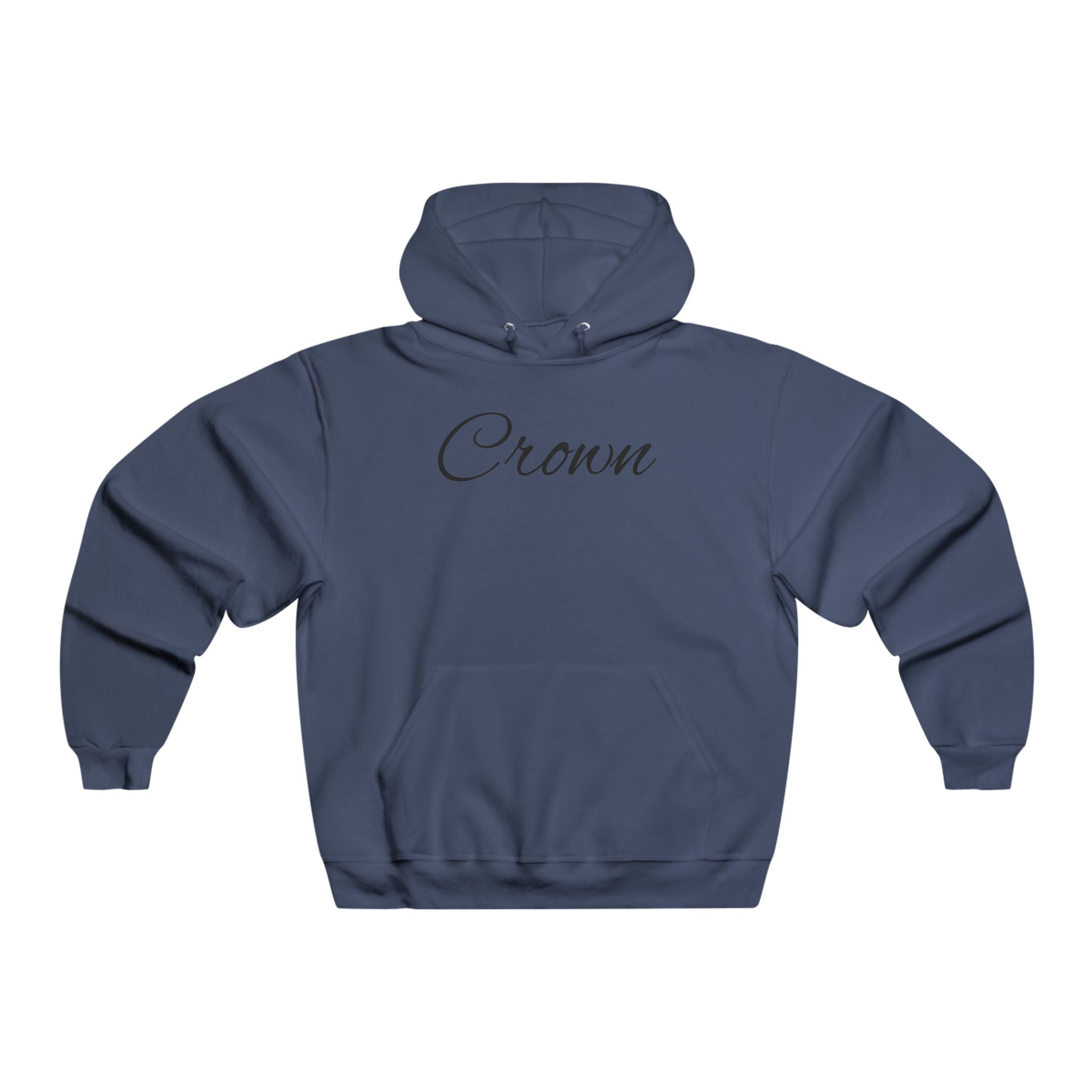 Crown Script Hoodie - 'Crown' Front & 'The Trend Unleashed' Back Pullover