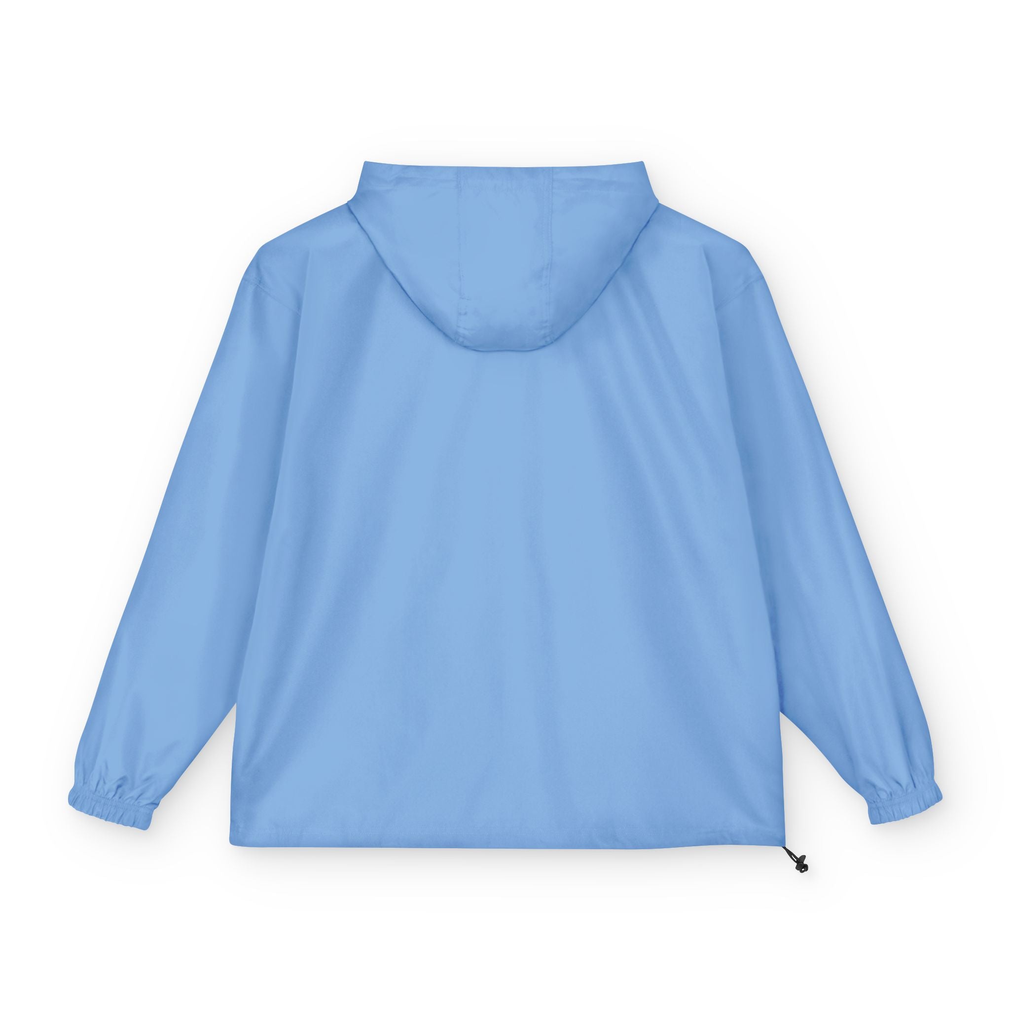 Packable Anorak Jacket — Orange Windbreaker with Crown Embroidery