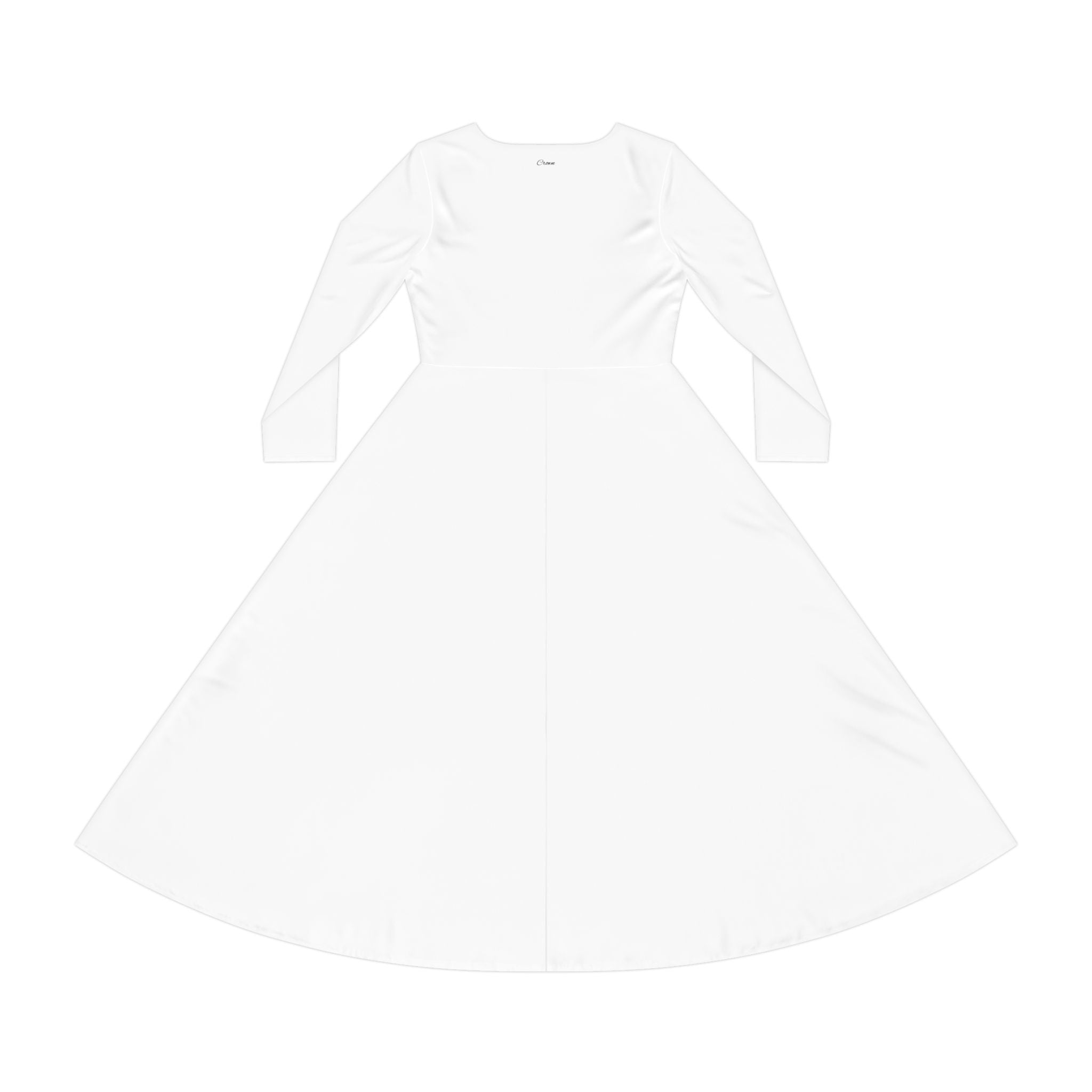 Long Sleeve Dance Dress – Full Skirt A-Line Performance Dress