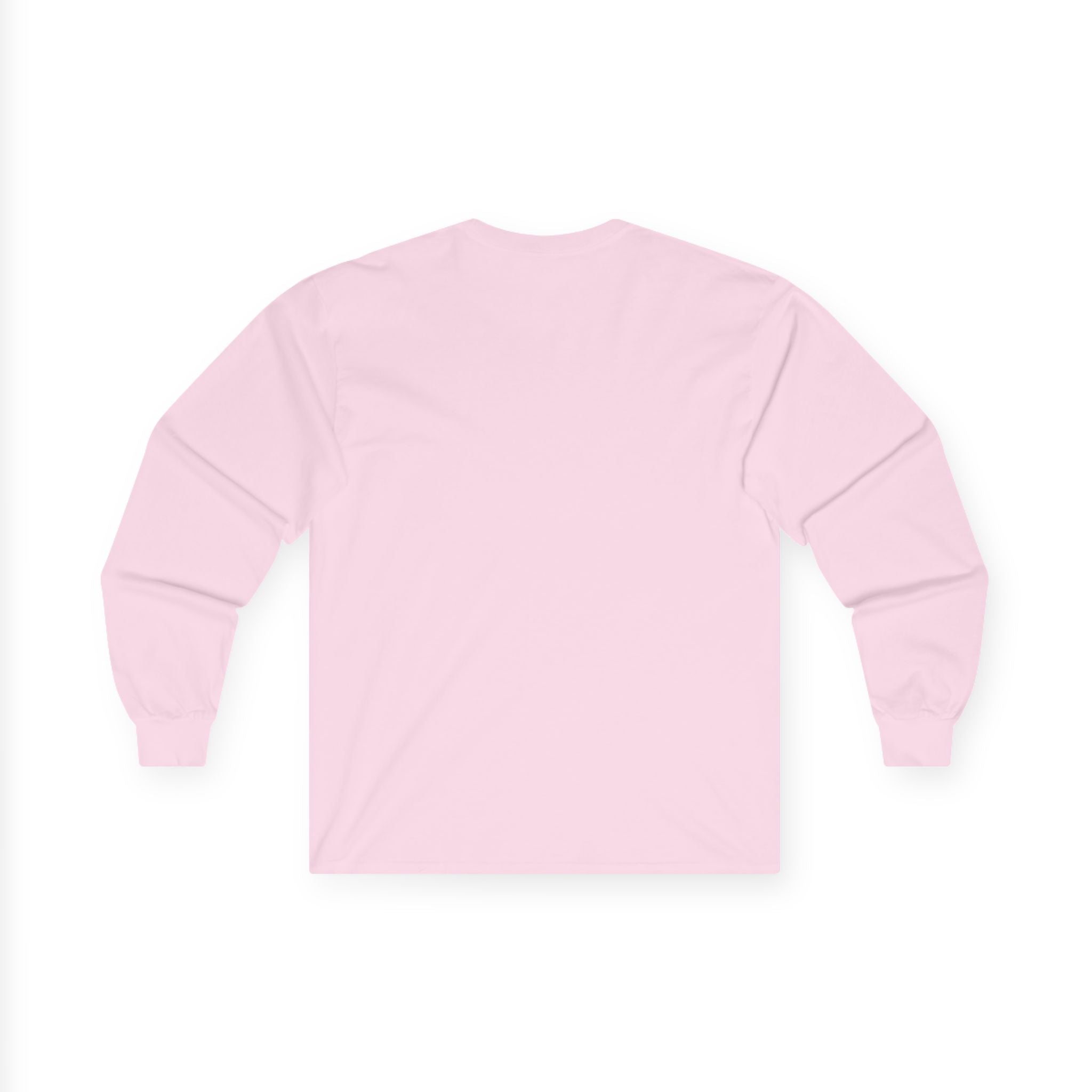 Long Sleeve Tee — Small Purple Crown Chest Logo