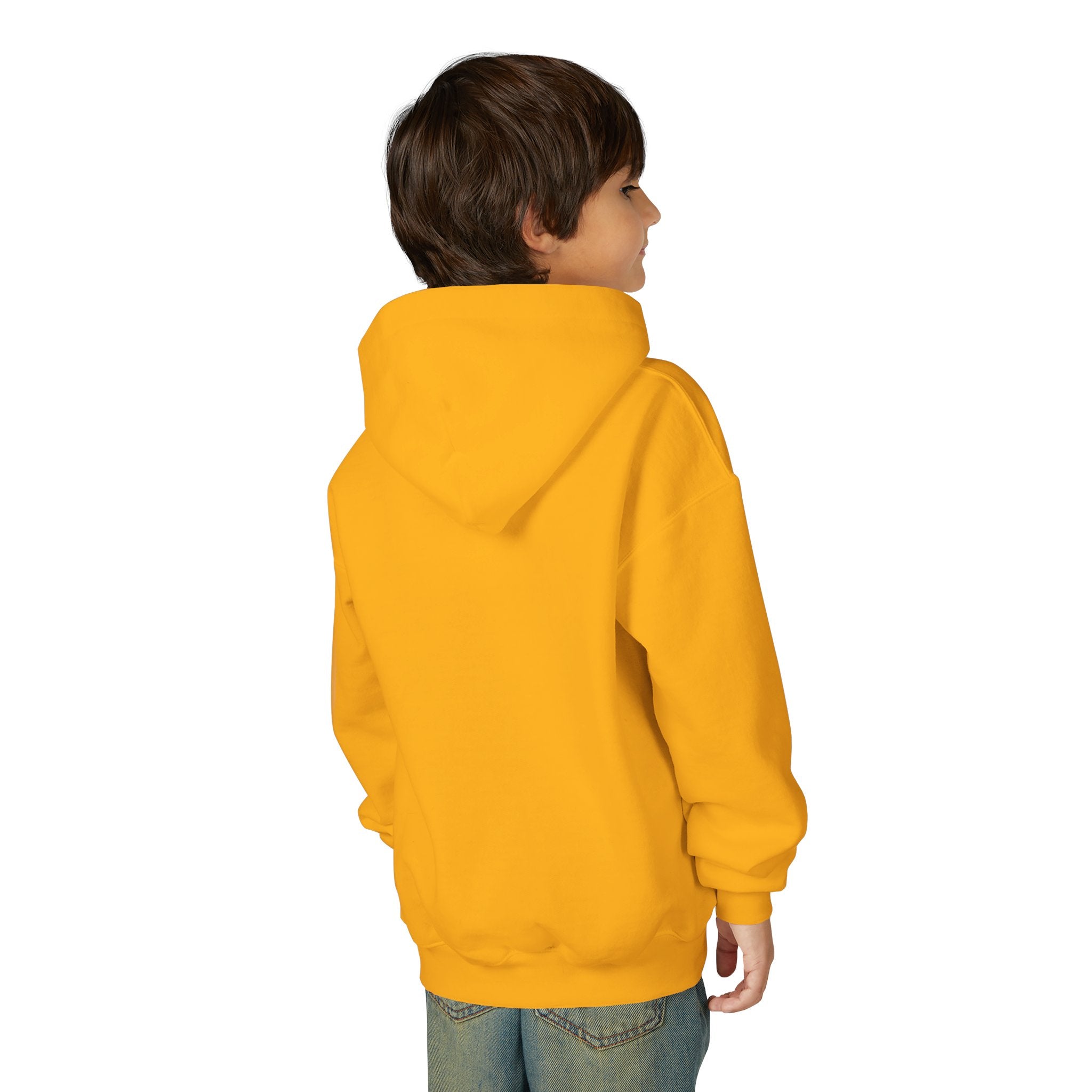 Youth Hoodie with Purple Crown Embroidery — Kids' Royal Logo Sweatshirt