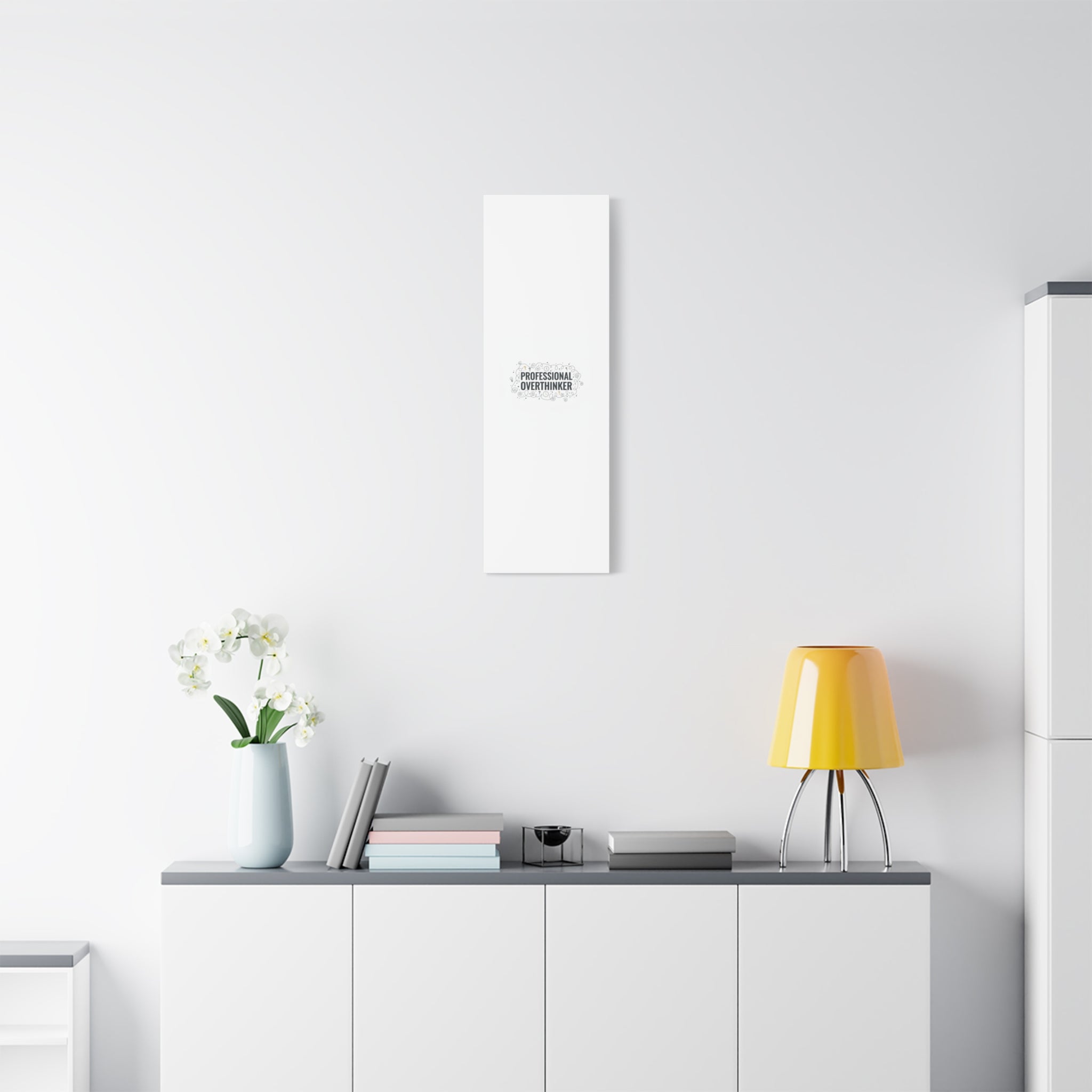 Professional Overthinker Canvas | Sarcastic Quote, Self-Deprecating Humor