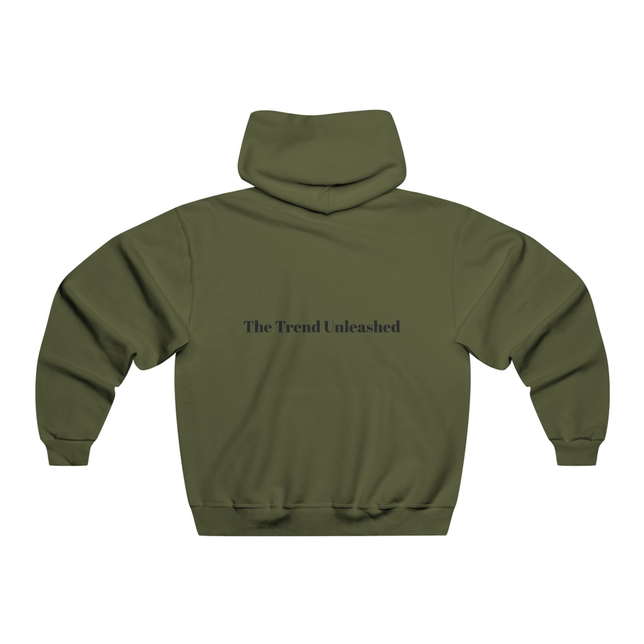 Crown Script Hoodie - 'Crown' Front & 'The Trend Unleashed' Back Pullover