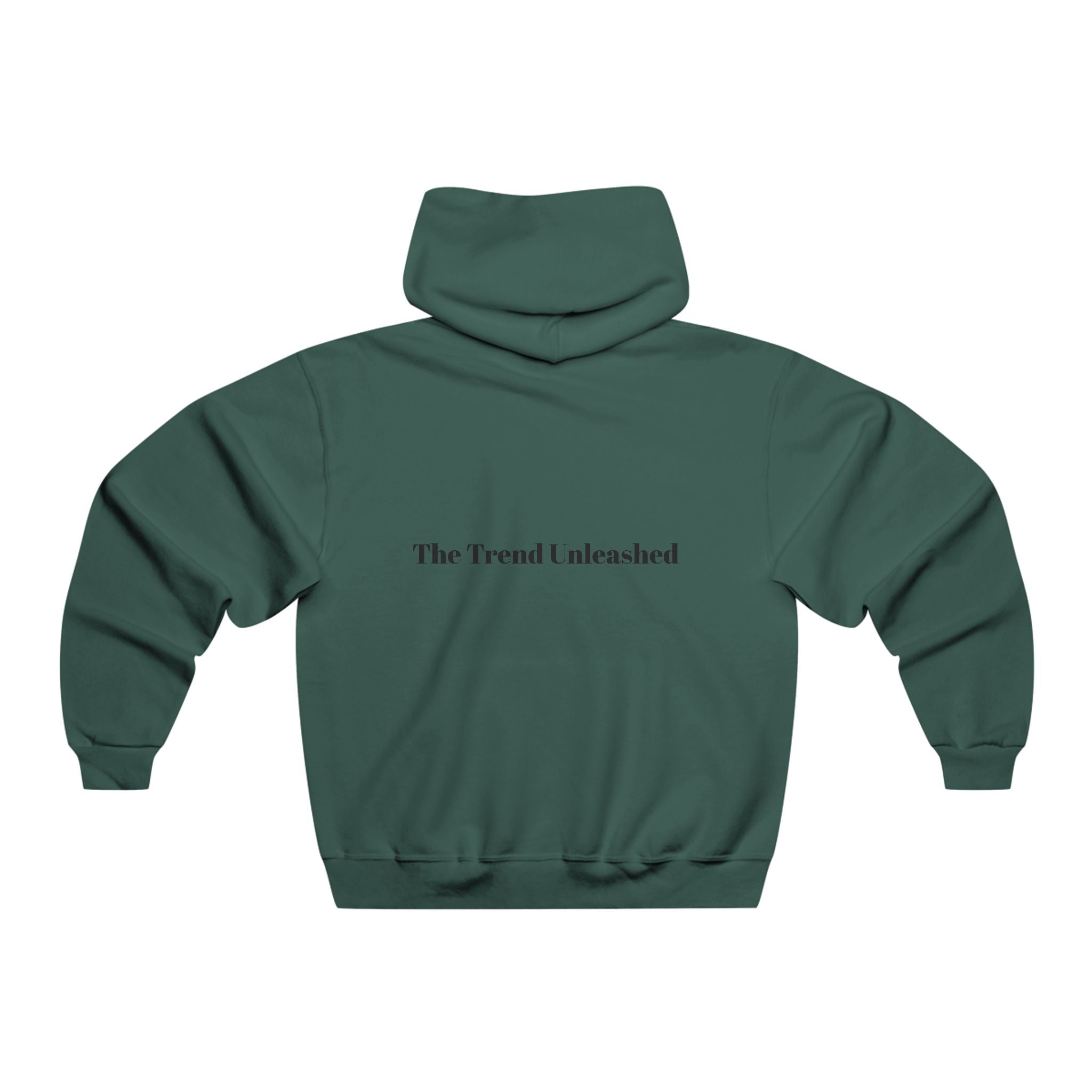 Crown Script Hoodie - 'Crown' Front & 'The Trend Unleashed' Back Pullover