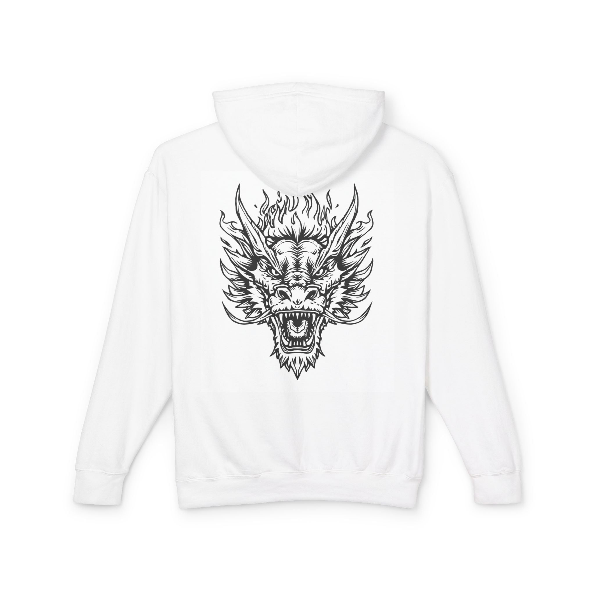 Dragon Graphic Unisex Lightweight Hoodie, Comfortable Streetwear, Perfect for Festivals, Gift for Him/Her, Casual Wear