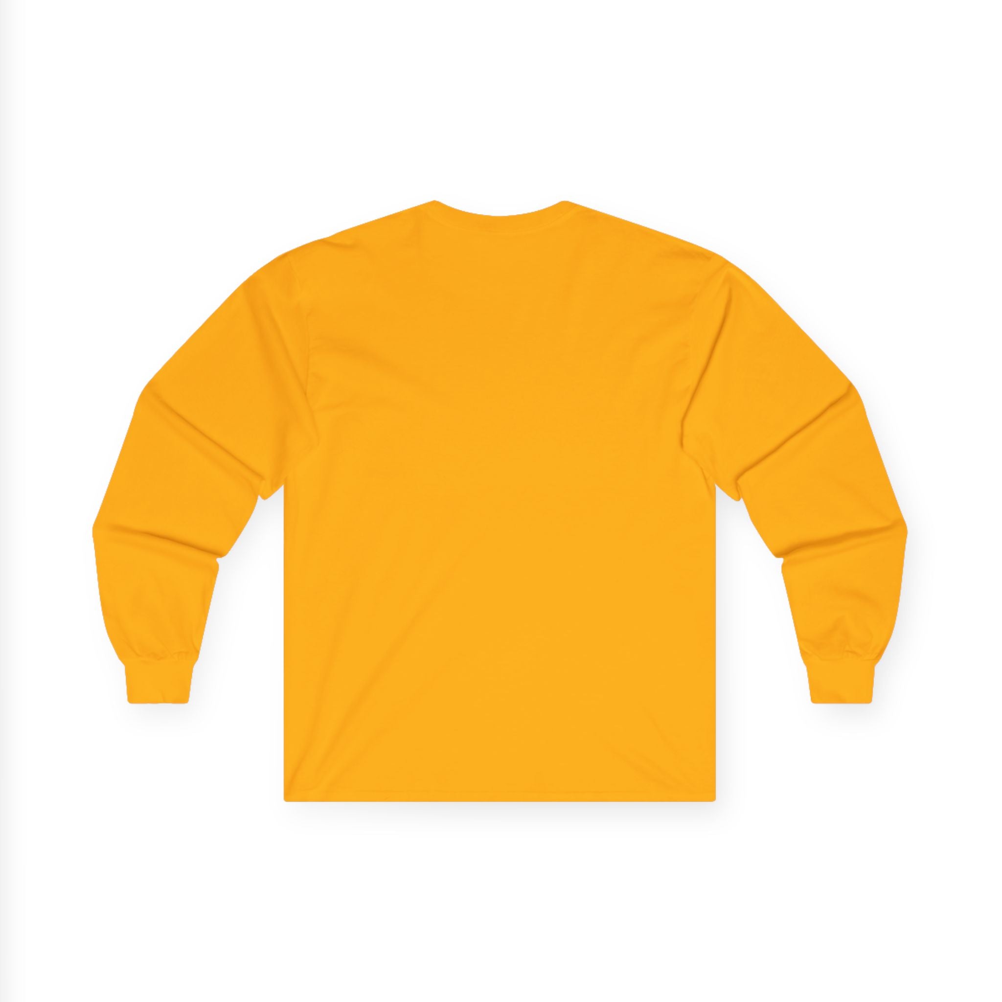 Long Sleeve Tee — Small Purple Crown Chest Logo