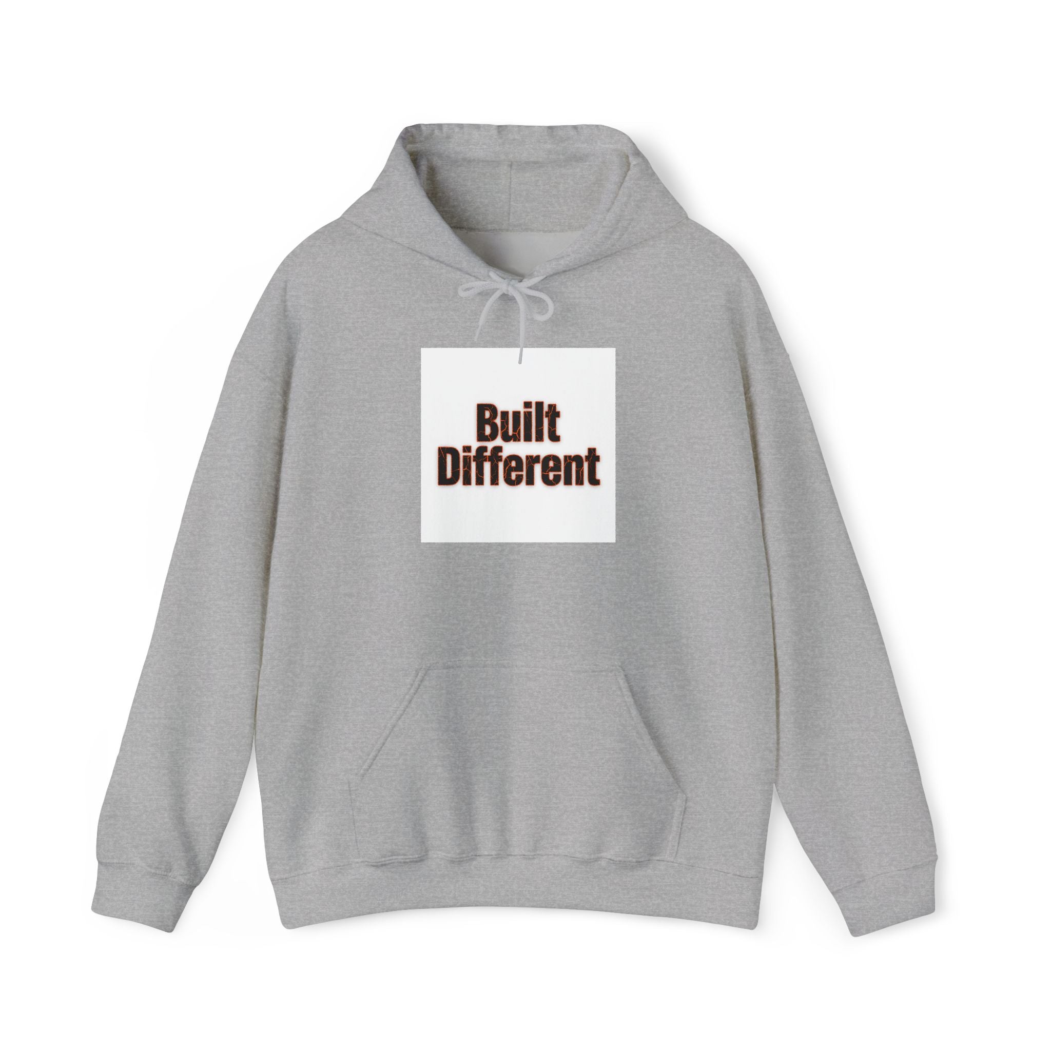 Thermal Camera 'Built Different' Hoodie | thermographic pattern, infrared gradient print