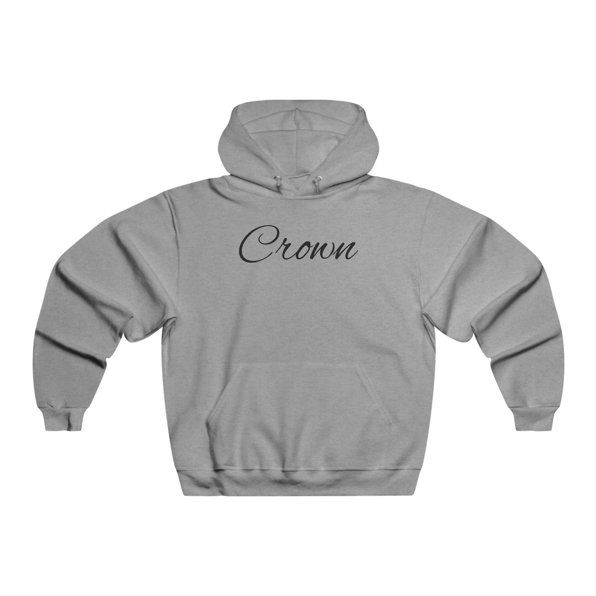 Crown Script Hoodie - 'Crown' Front & 'The Trend Unleashed' Back Pullover