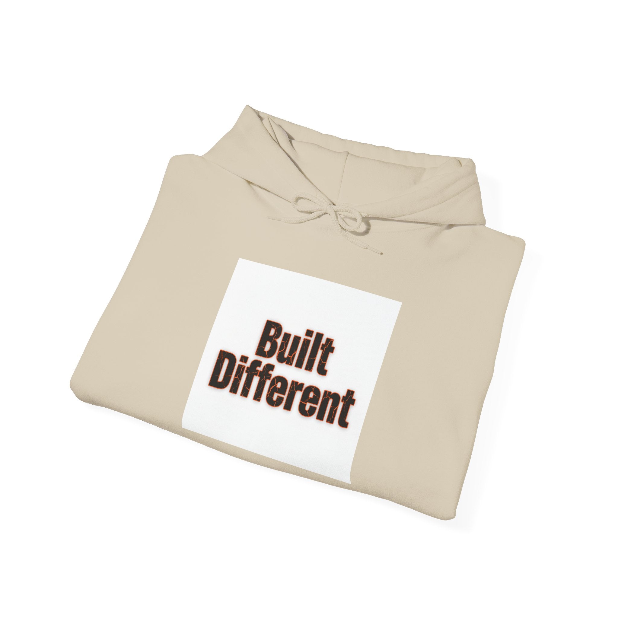 Thermal Camera 'Built Different' Hoodie | thermographic pattern, infrared gradient print