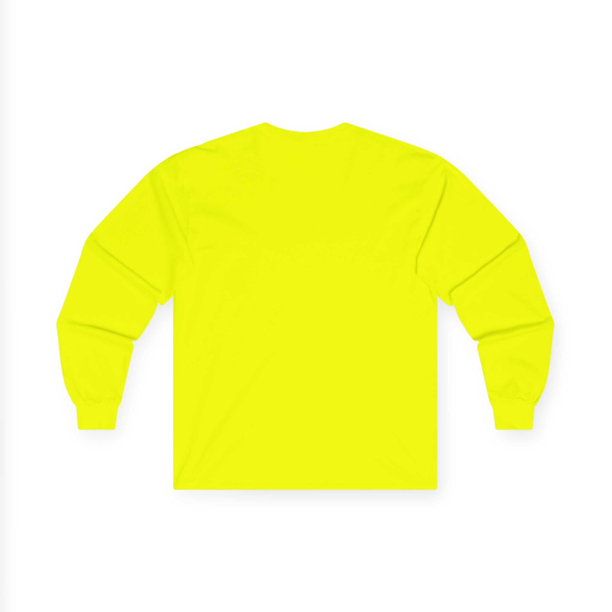 Long Sleeve Tee — Small Purple Crown Chest Logo