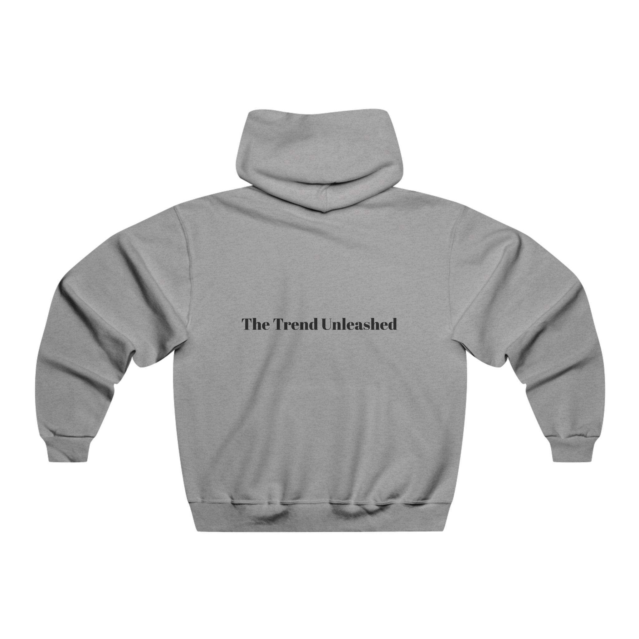 Crown Script Hoodie - 'Crown' Front & 'The Trend Unleashed' Back Pullover