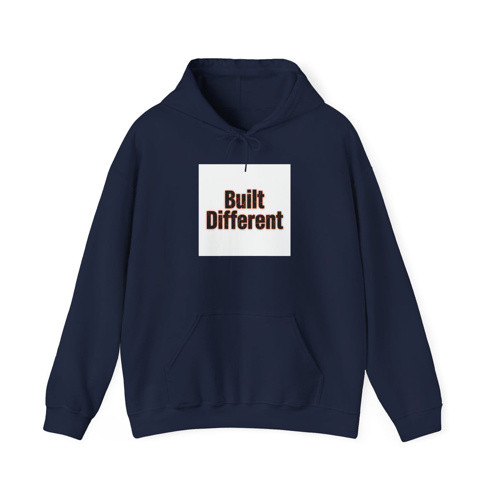 Thermal Camera 'Built Different' Hoodie | thermographic pattern, infrared gradient print