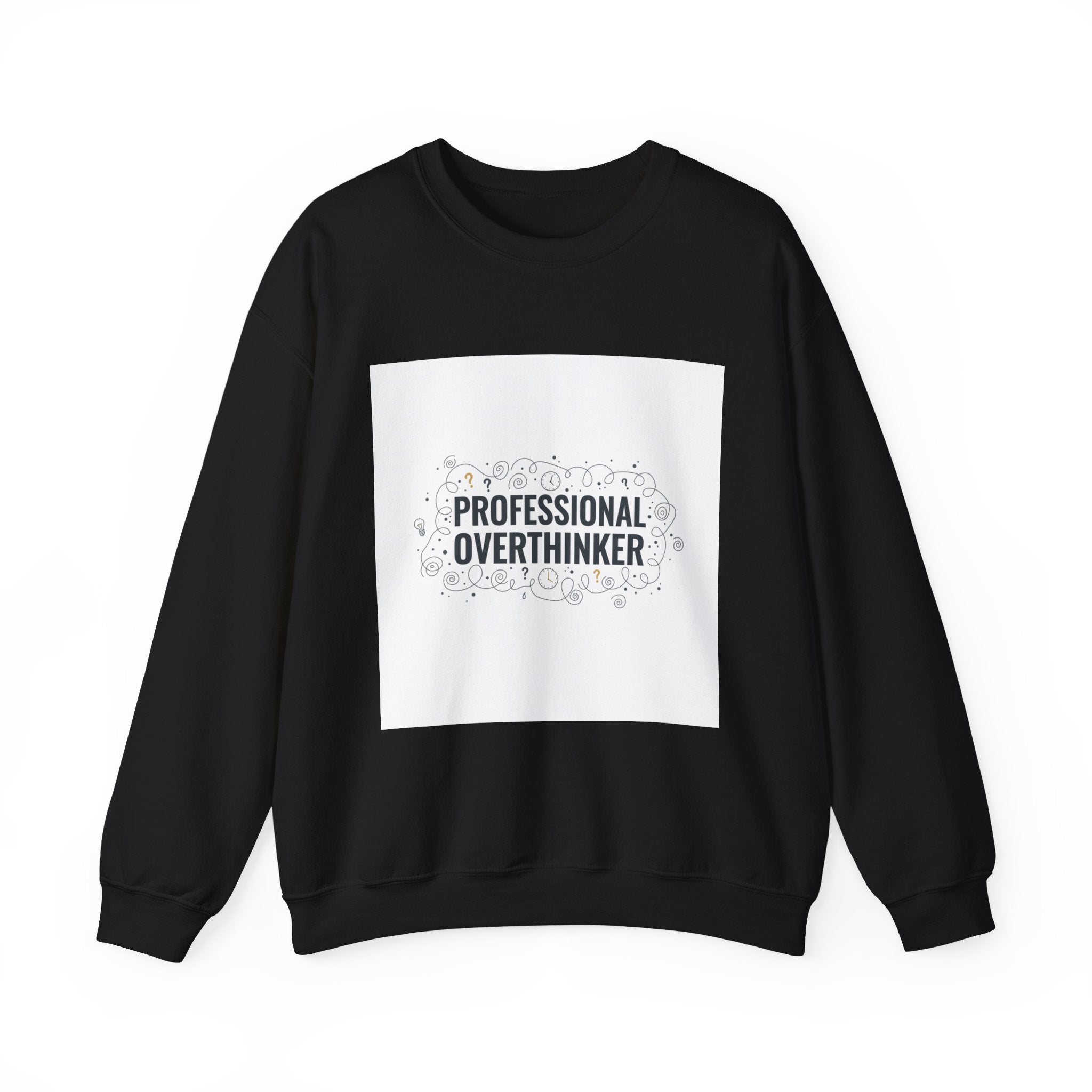 Professional Overthinker Sweatshirt | sarcastic shirt, self-deprecating quote