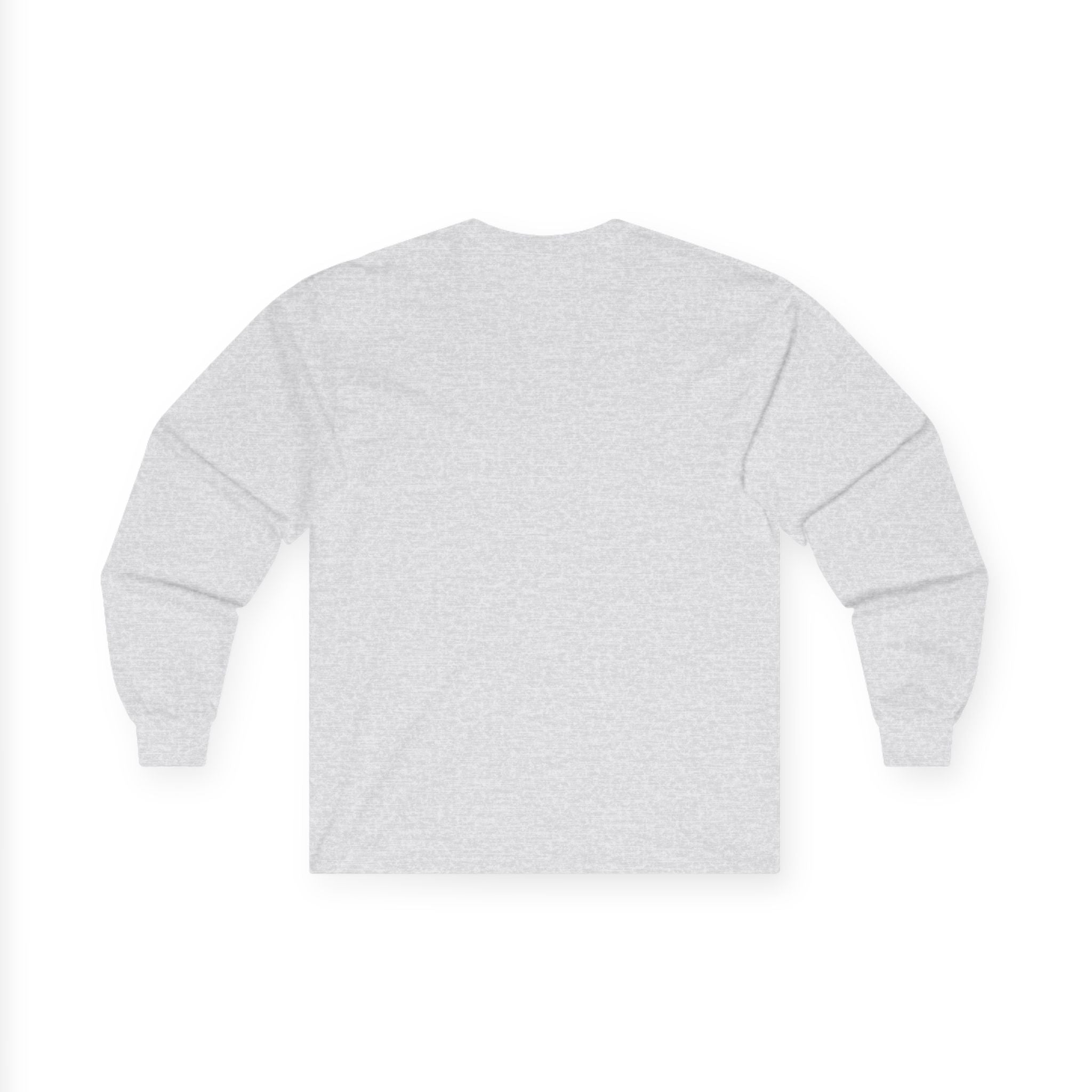 Long Sleeve Tee — Small Purple Crown Chest Logo