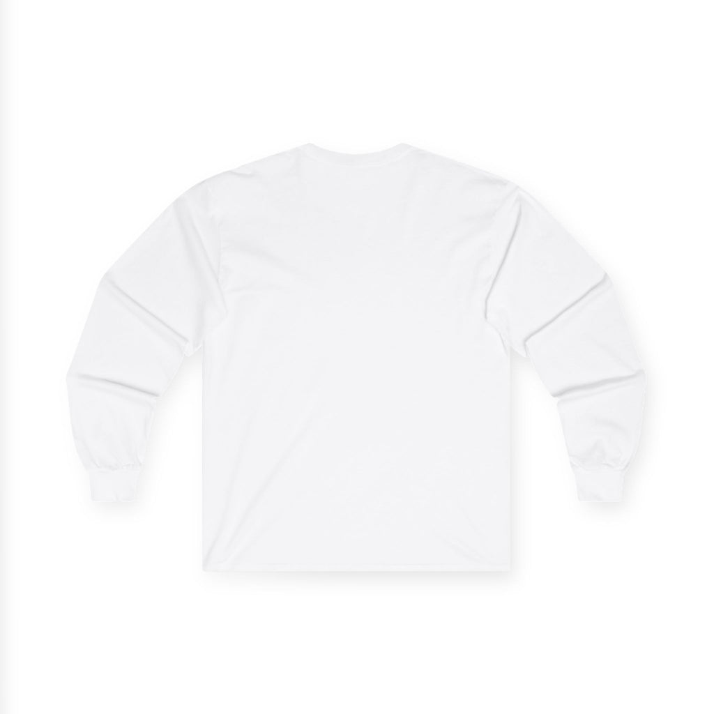 Long Sleeve Tee — Small Purple Crown Chest Logo