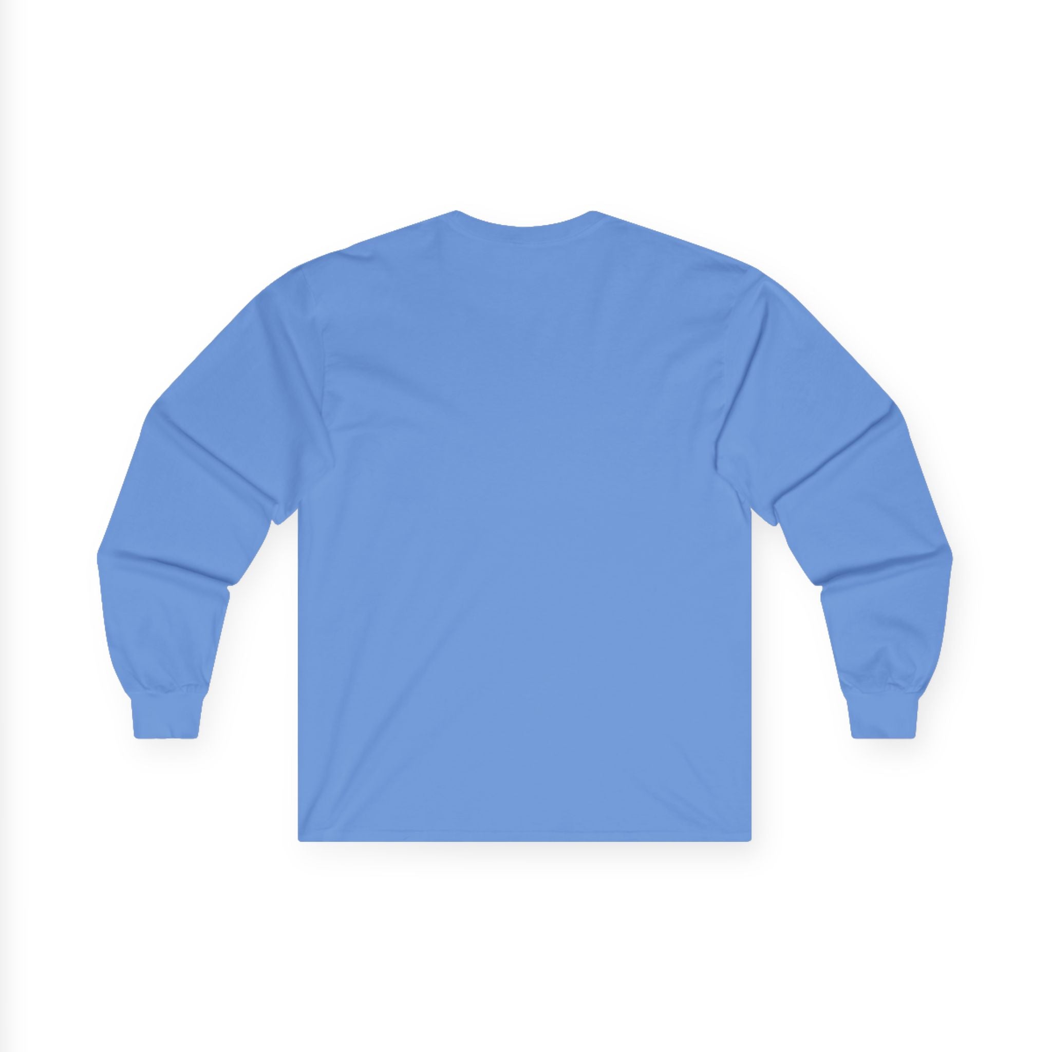 Long Sleeve Tee — Small Purple Crown Chest Logo