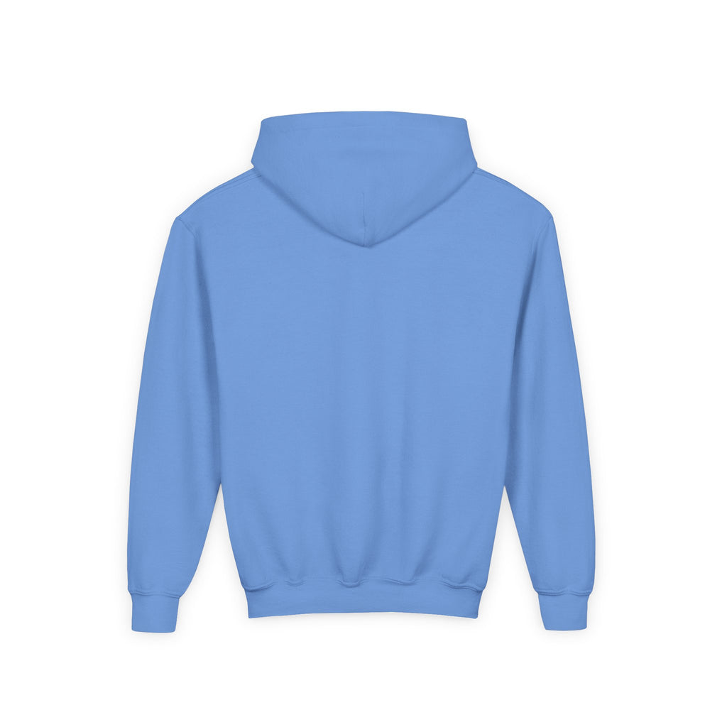 Youth Hoodie with Purple Crown Embroidery — Kids' Royal Logo Sweatshirt