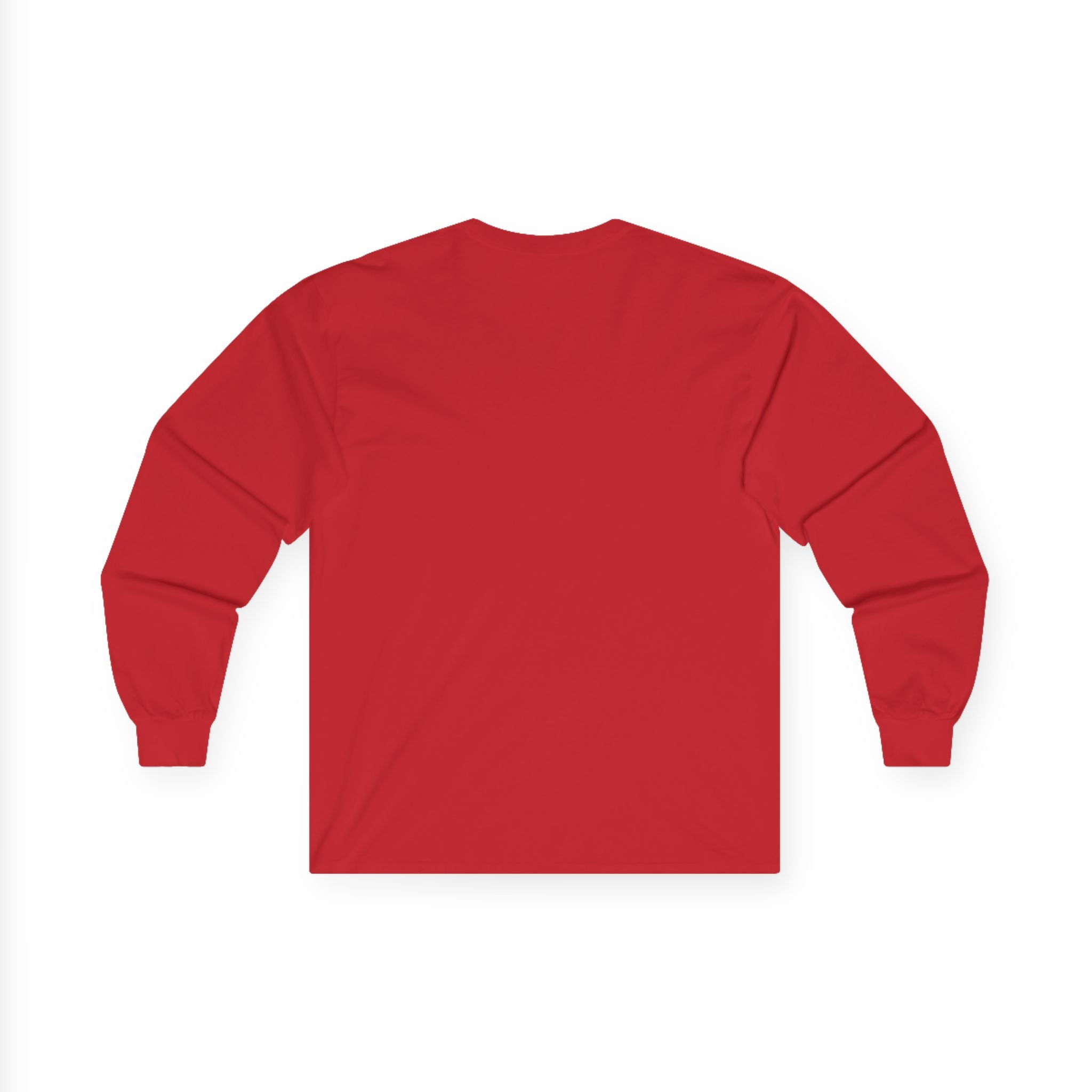 Long Sleeve Tee — Small Purple Crown Chest Logo
