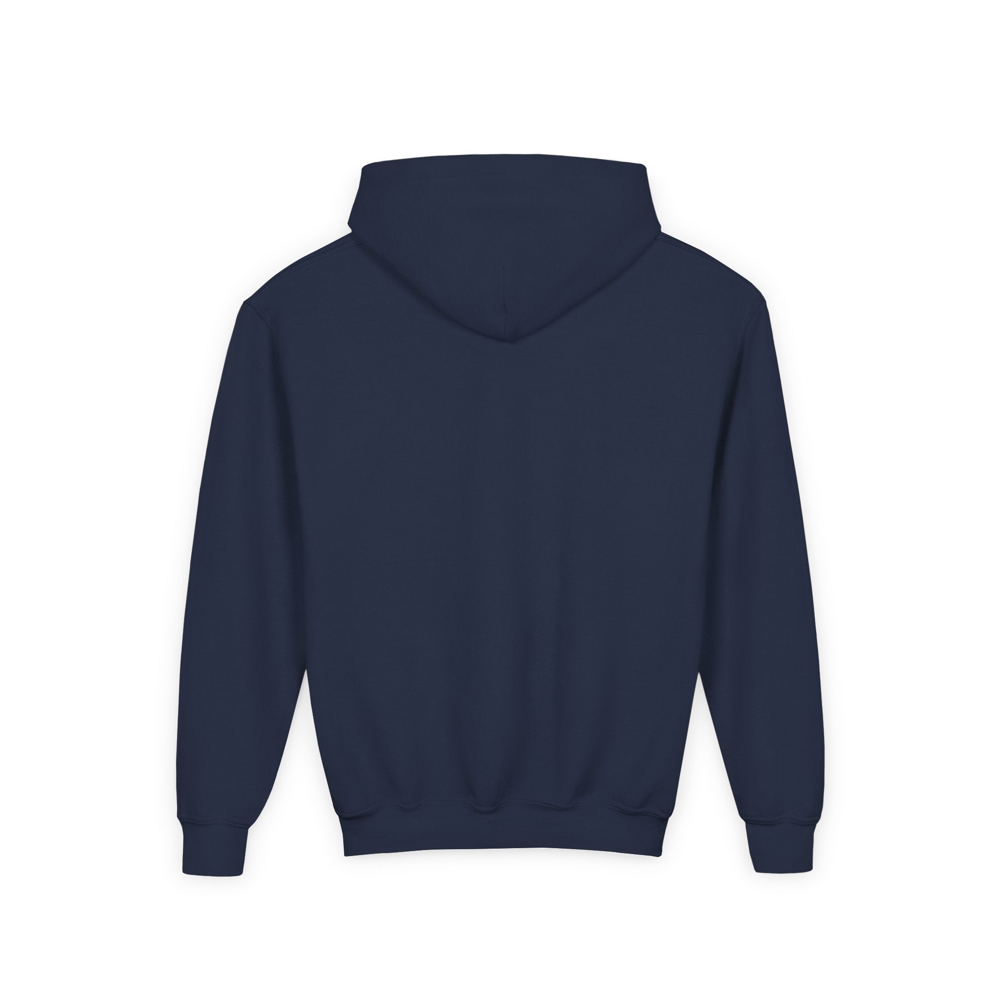 Youth Hoodie with Purple Crown Embroidery — Kids' Royal Logo Sweatshirt