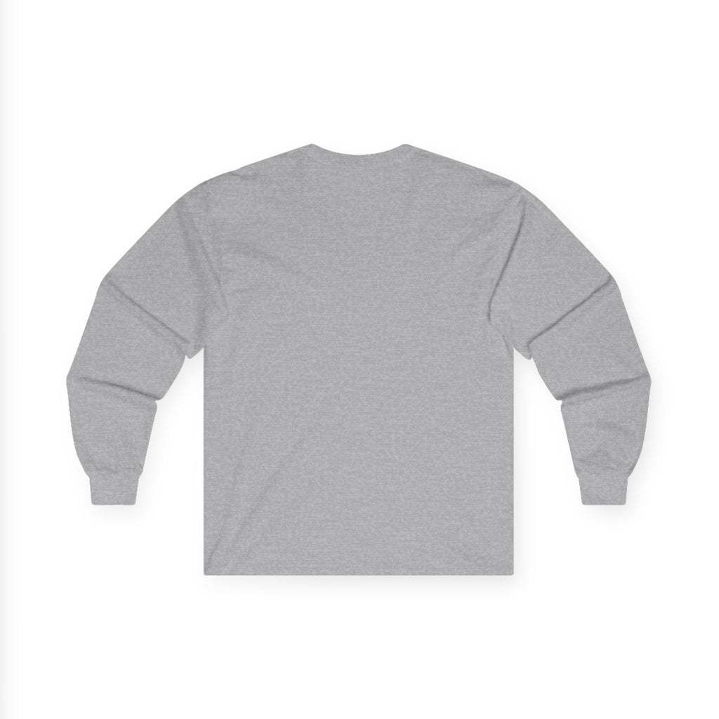 Long Sleeve Tee — Small Purple Crown Chest Logo