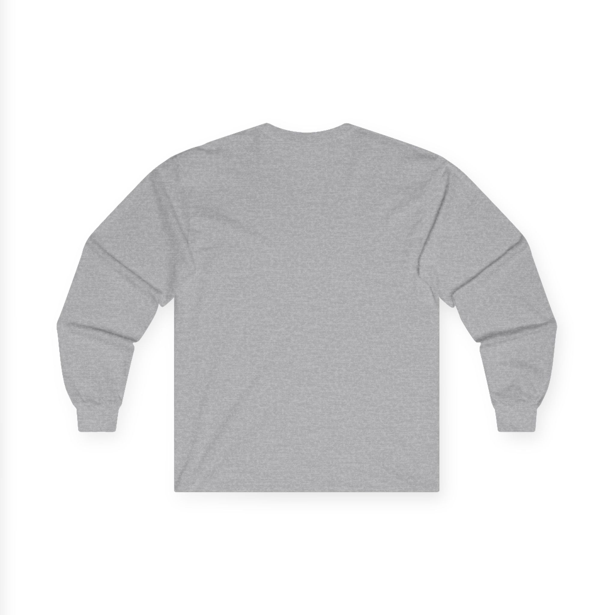 Long Sleeve Tee — Small Purple Crown Chest Logo