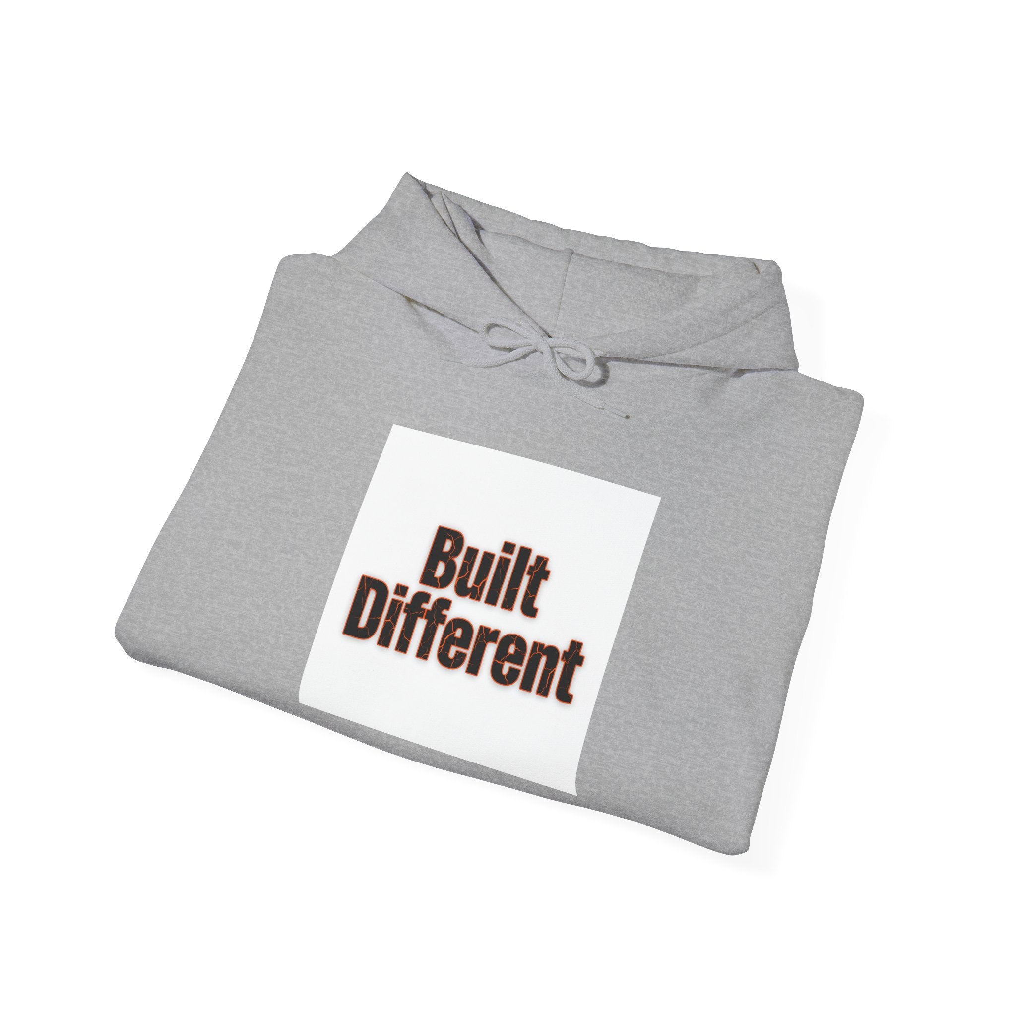 Thermal Camera 'Built Different' Hoodie | thermographic pattern, infrared gradient print